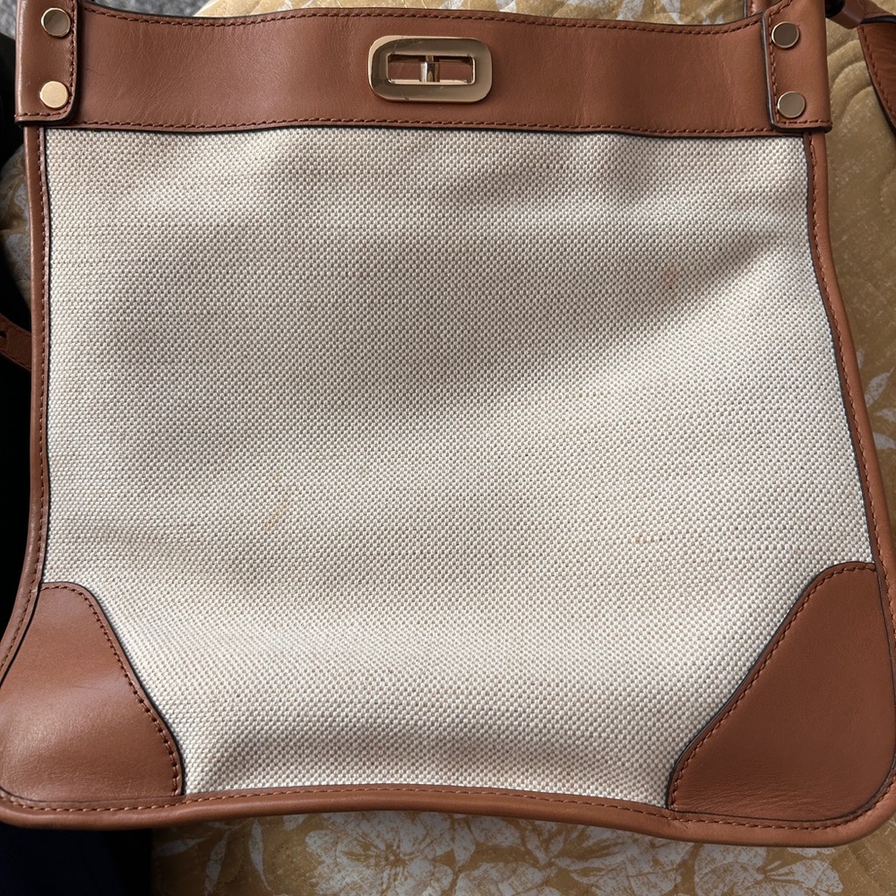 Michael Kors Large Sullivan Brown and Cream Shoulder Bag - Picture 3 of 11